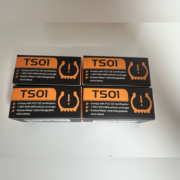 4 X CGSULIT 315MHz&433MHz TPMS Universal Programmable Sensor with Aluminum Valve - Picture 8 of 9